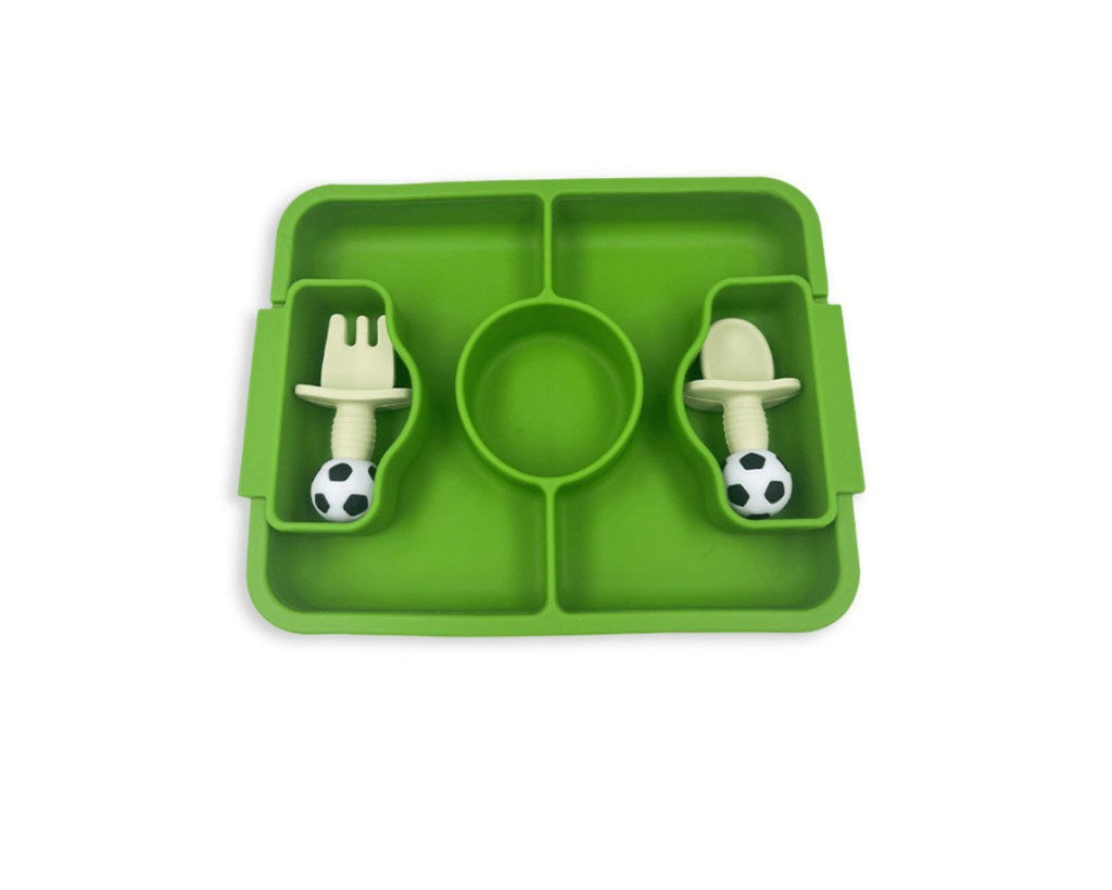 Platito Futbolero de Silicon con Ventosas